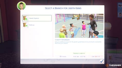 charity organizer sims 4|The Sims 4: Politician Career (City Living) .